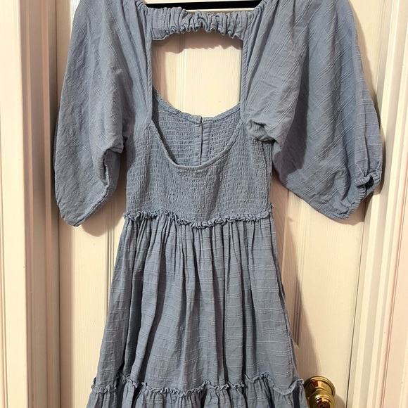 Free People Light Blue Dress - Picture 2 of 3